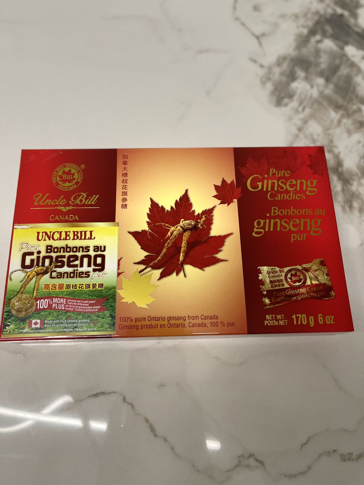 Canadian Pure Ginseng Candy 加拿大西洋参糖